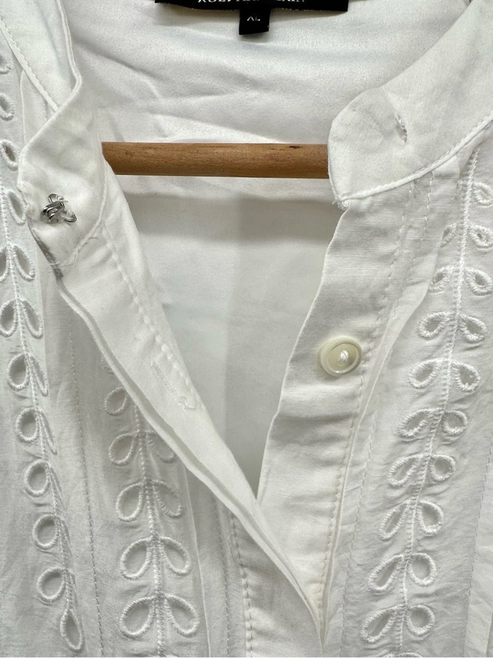 Kobi Halperin White Eyelet Tie-Waist Mini Dress - Picture 6 of 10